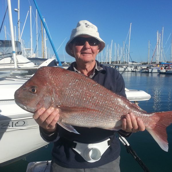 Large Snapper caught off Mooloolaba on the Sunshine Coast